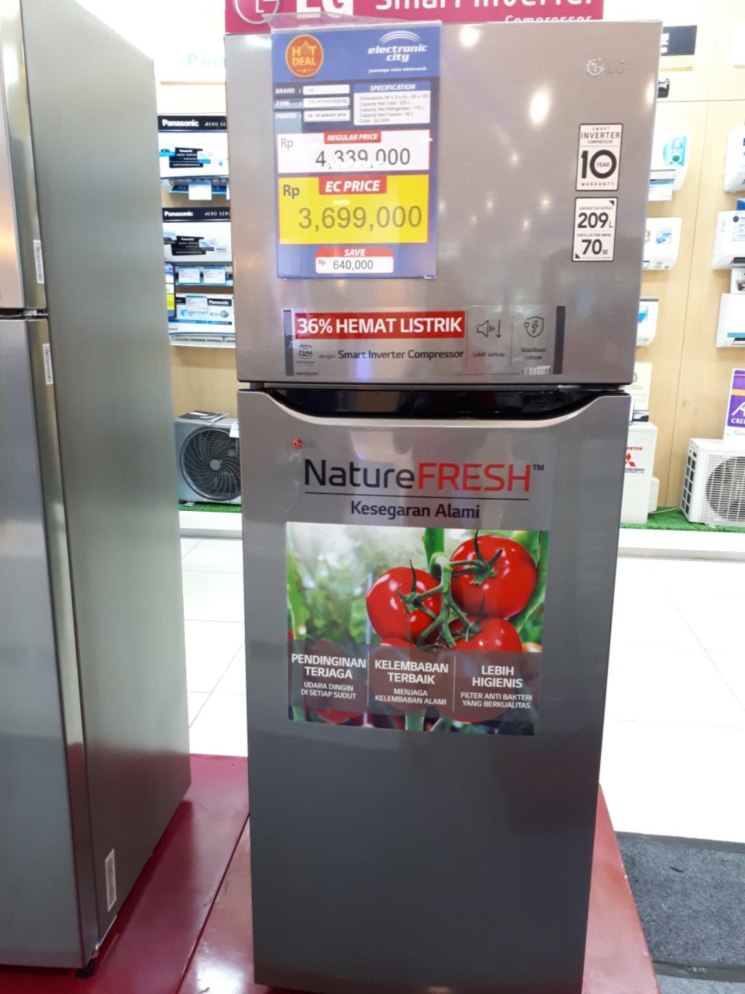Kulkas Lg 2 Pintu Hemat Listrik Kredit Murah Elektronik