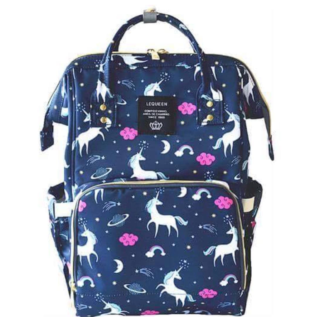 LeQueen Baby Bag - COD (Category: Diapers & Baby Wipes) located in Taguig. Submitted by closetcompany (Listing ID 184207848, Image 2). Description: * Canvas Material * 3 Colors Available: Pink, Blue and Grey * 4 Compartments * 3 Compartments for the Feeding Bottles * Backpack * Zipper Closure.