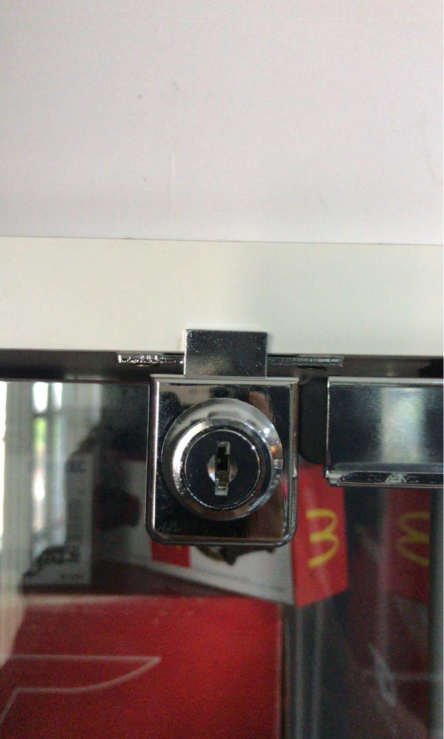 Lock Set for Ikea Detolf and other Glass Door Furniture & Home