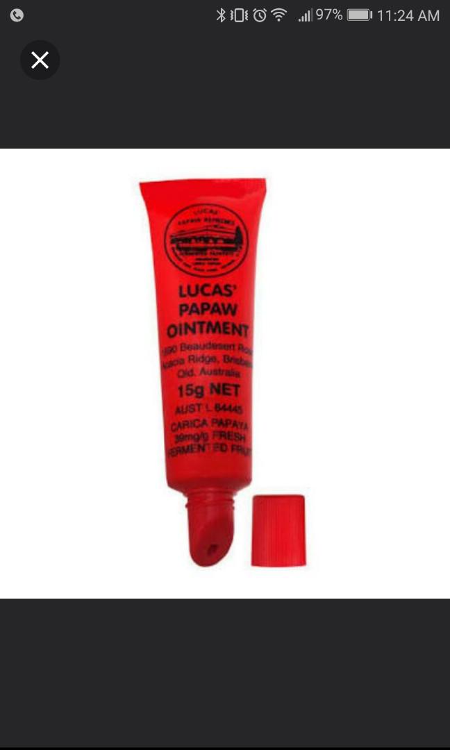 Lucas Paw Paw Ointment 15g relieved eczema skin irritation nannpy rash,  Babies & Kids, Nursing & Feeding on Carousell
