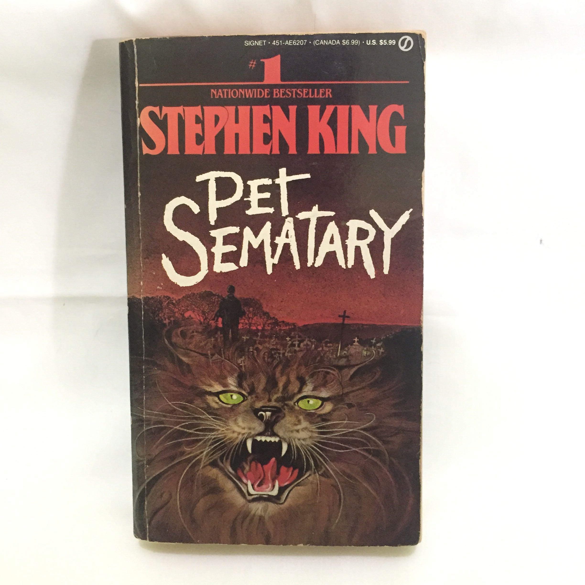 Pet Sematary Stephen King Books Stationery Books On Carousell