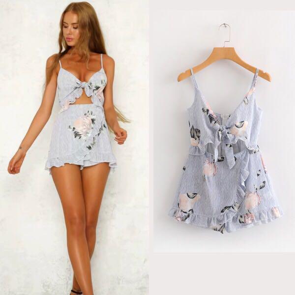 pale blue playsuit