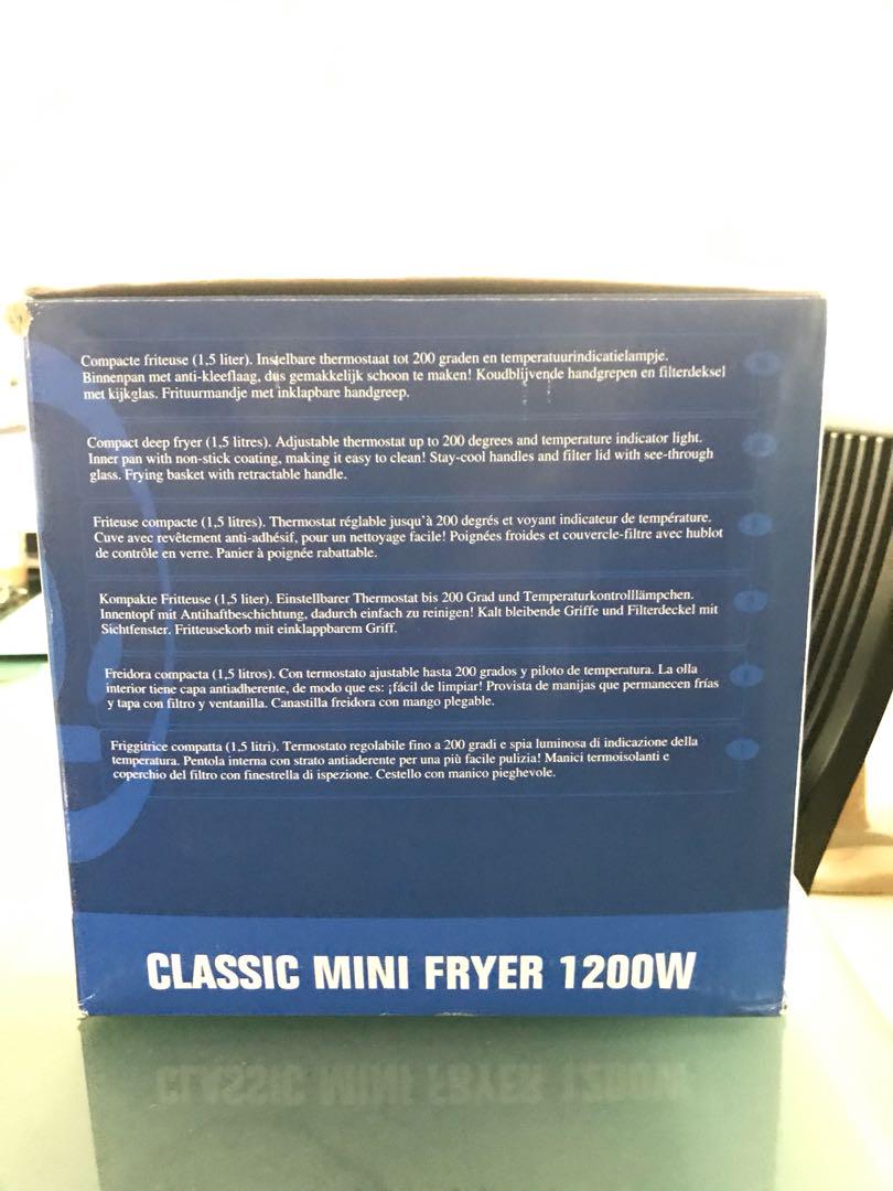 Princess Classic Mini Fryer Home Appliances Kitchenware On Carousell