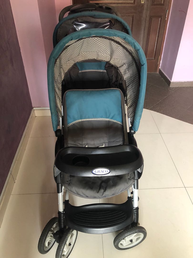 used twin stroller