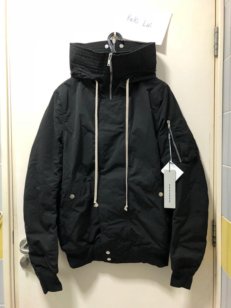 Rick Owens drkshdw hooded short bomber Jacket, 男裝, 外套及戶外