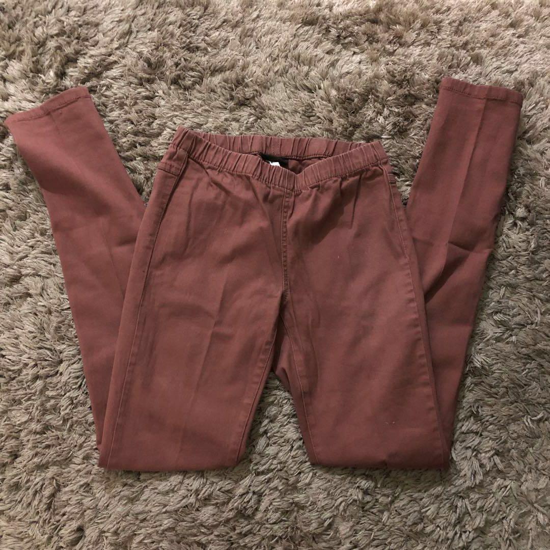 rust jeggings