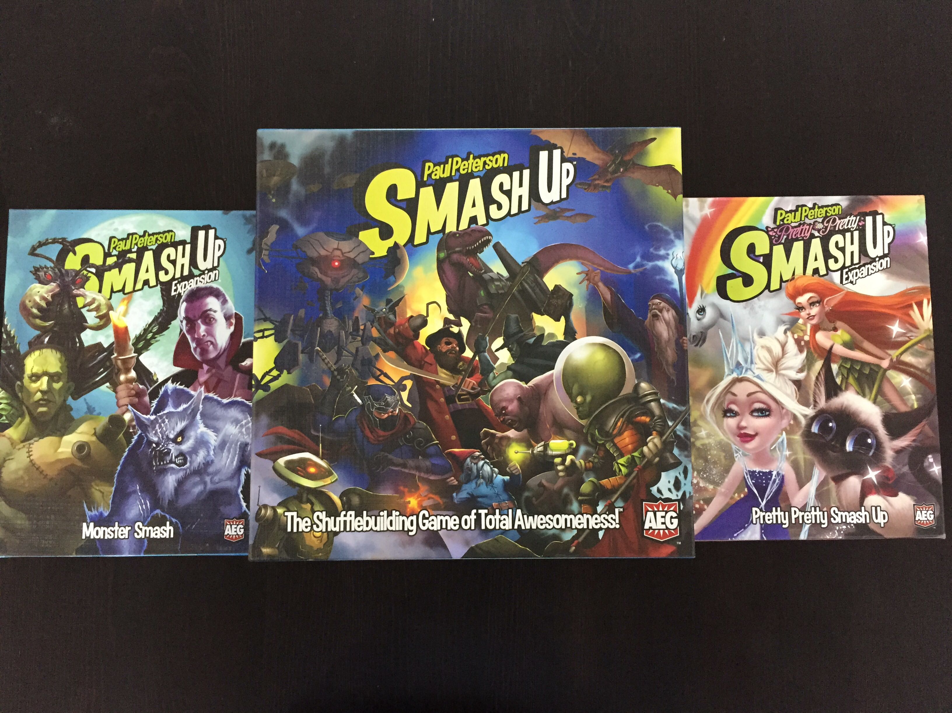 Smash Up + 4 Expansions, Hobbies & Toys, Toys & Games on Carousell