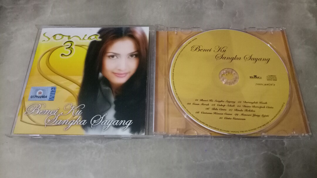 Sonia 3 Benci Ku Sangka Sayang Music Media Cd S Dvd S Other Media On Carousell