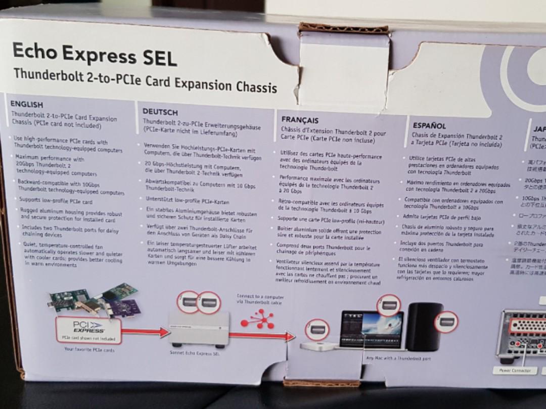 Echo Express SEL Thunderbolt 2 to PCIe Expansion Chassis