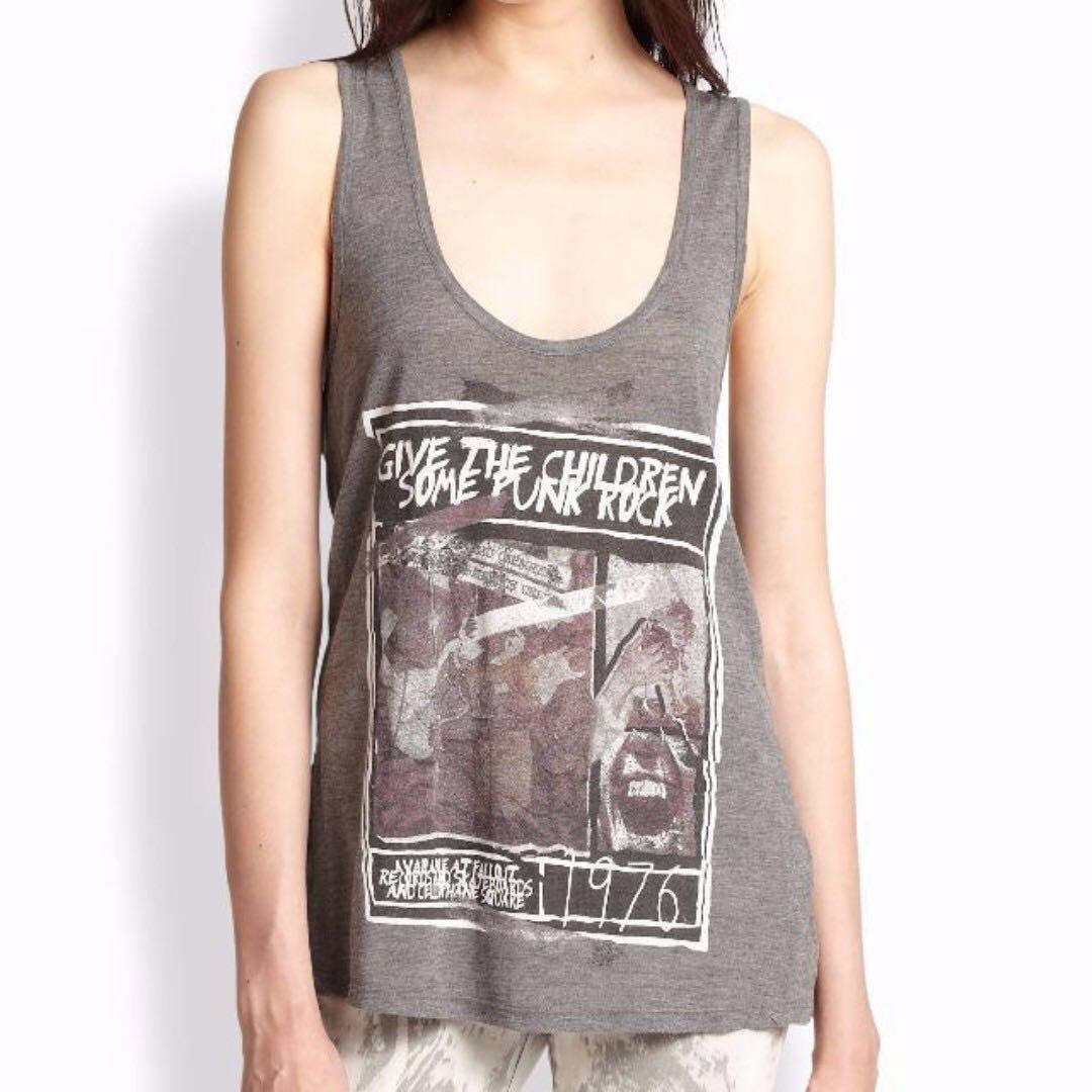 The Kooples Punk Rock Graffiti Tank Size S Women S Fashion