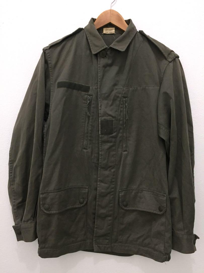 Vintage Army Jacket Socovet Bais 1989, Men's Fashion, Coats, Jackets ...