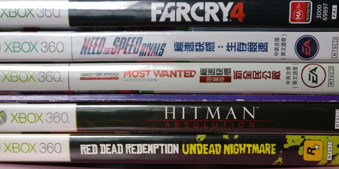 Xbox 360 NFS and Read dead redemption , Video Gaming, Video Games, Xbox