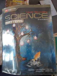 Lower Secondary Science Matters textbook