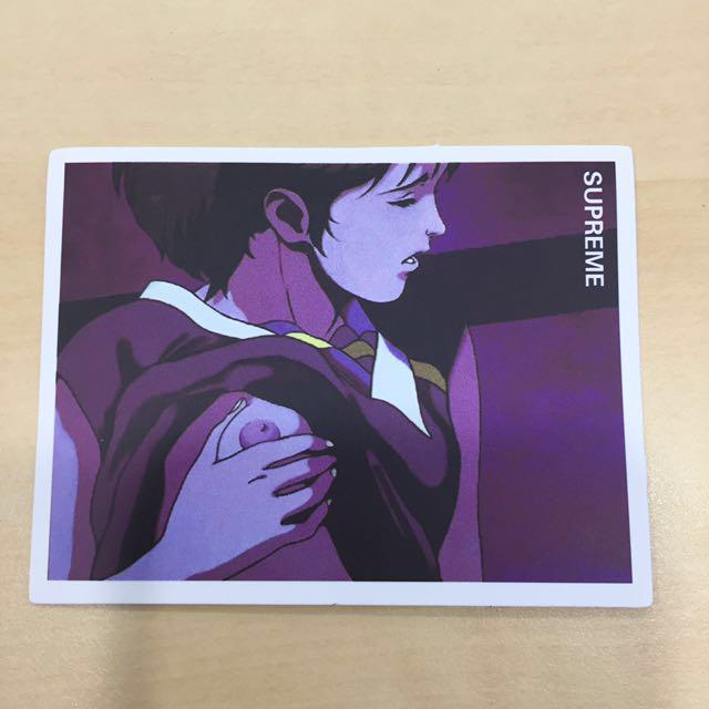 Supreme Sticker 3pcs1set Toshio Maeda HK AAA Men s