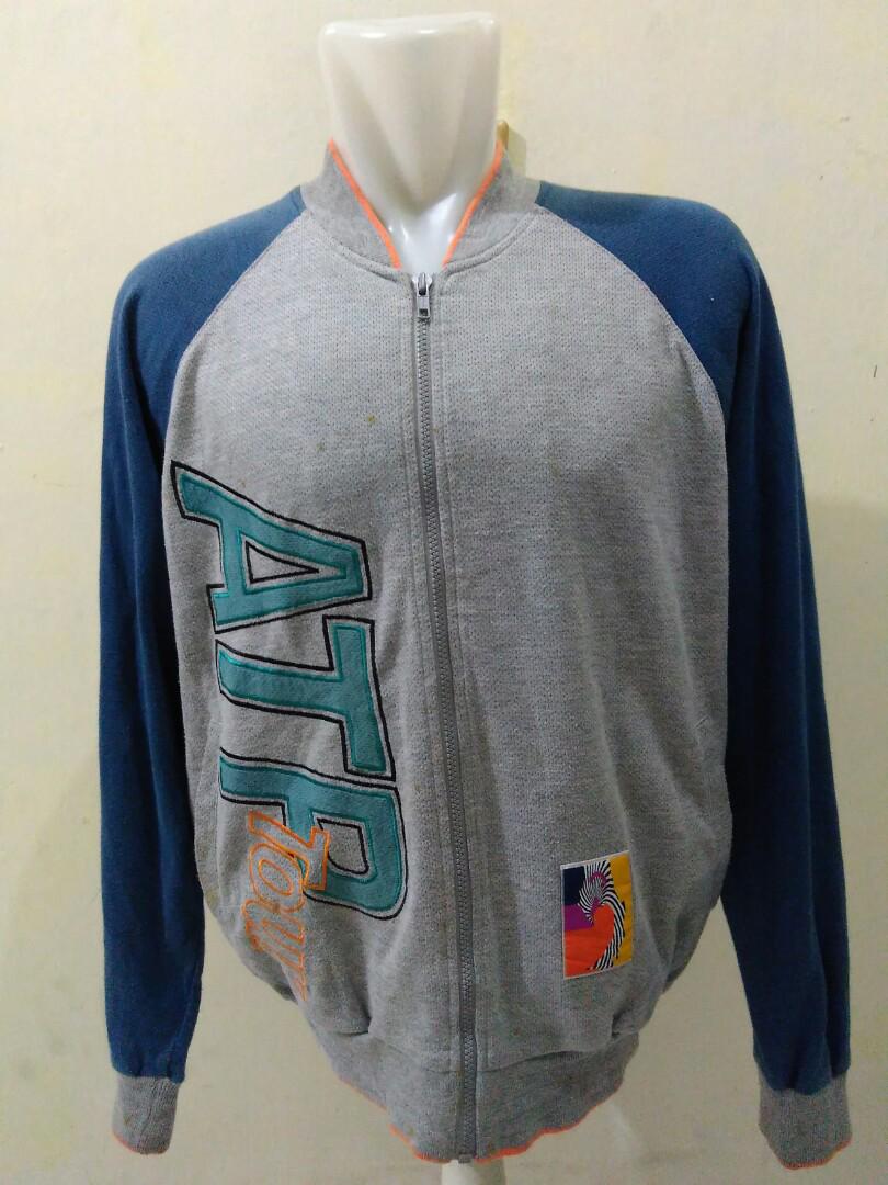 Adidas ATP Tour Sweatshirt, Fesyen Pria, Pakaian di Carousell