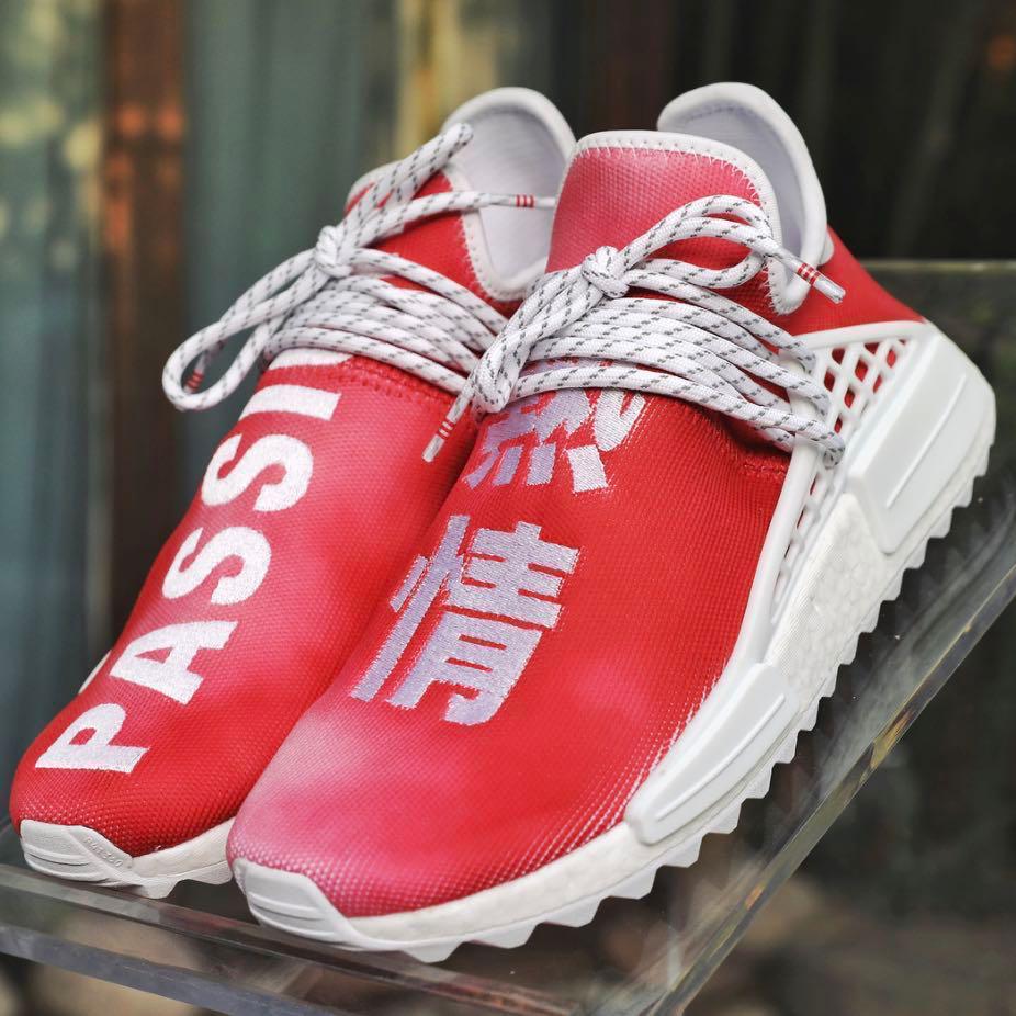 Adidas Human Race China Passion Red, Men's Sneakers on