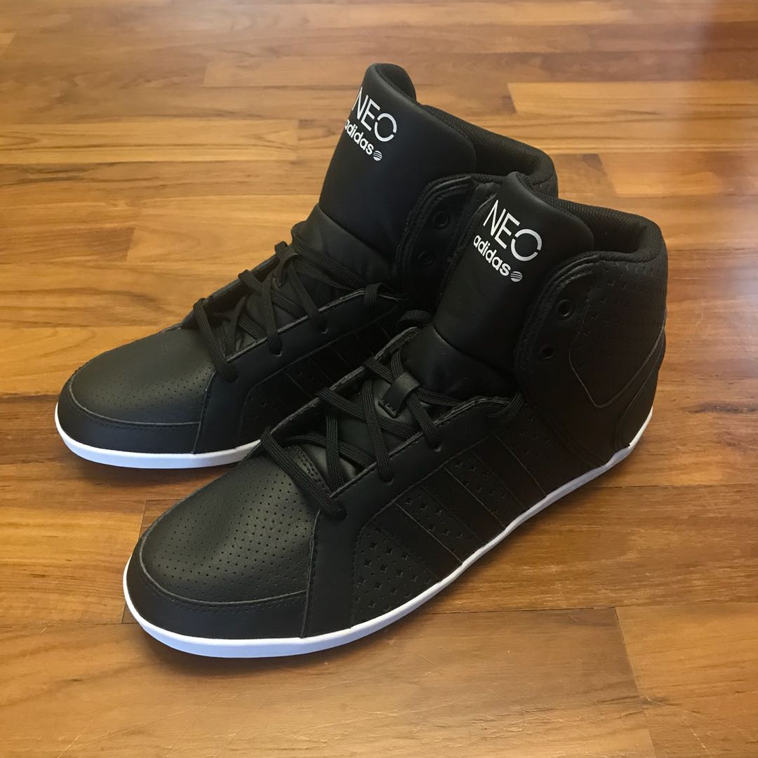 adidas NEO High Top Shoes, Men's Footwear, Sneakers on Carousell