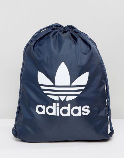 Adidas Originals trefoil Drawstring Bag Sports Equipment Other Sports Equipment and Supplies on Carousell