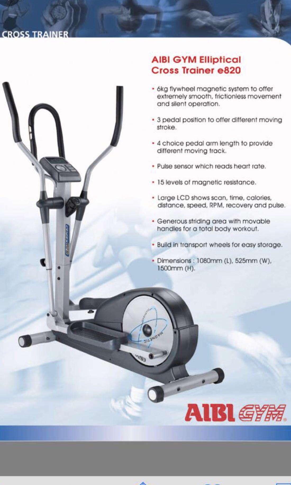 Aibi elliptical cross trainer new arrivals
