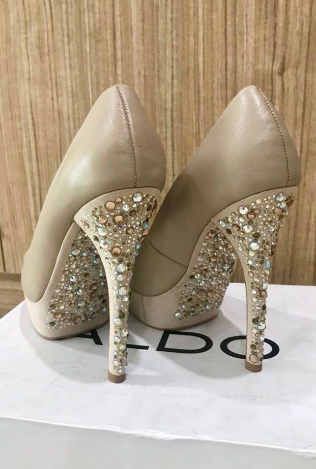Aldo crystal heels sale