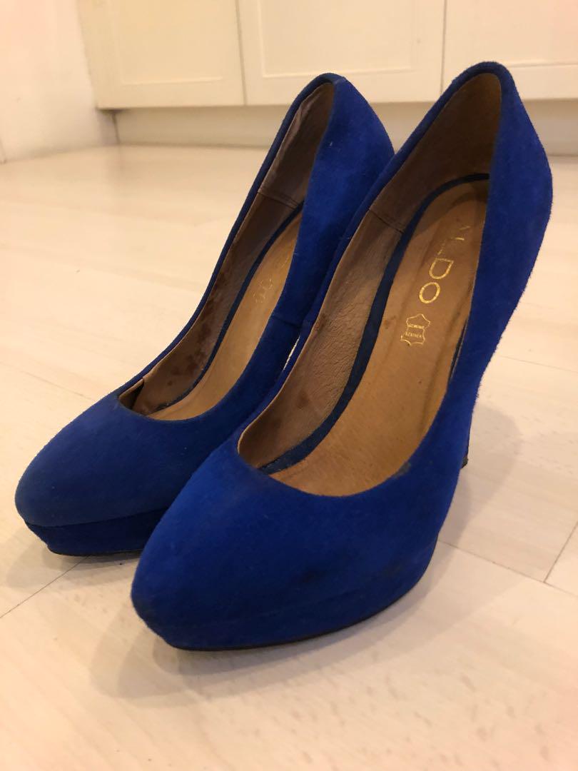 aldo royal blue heels