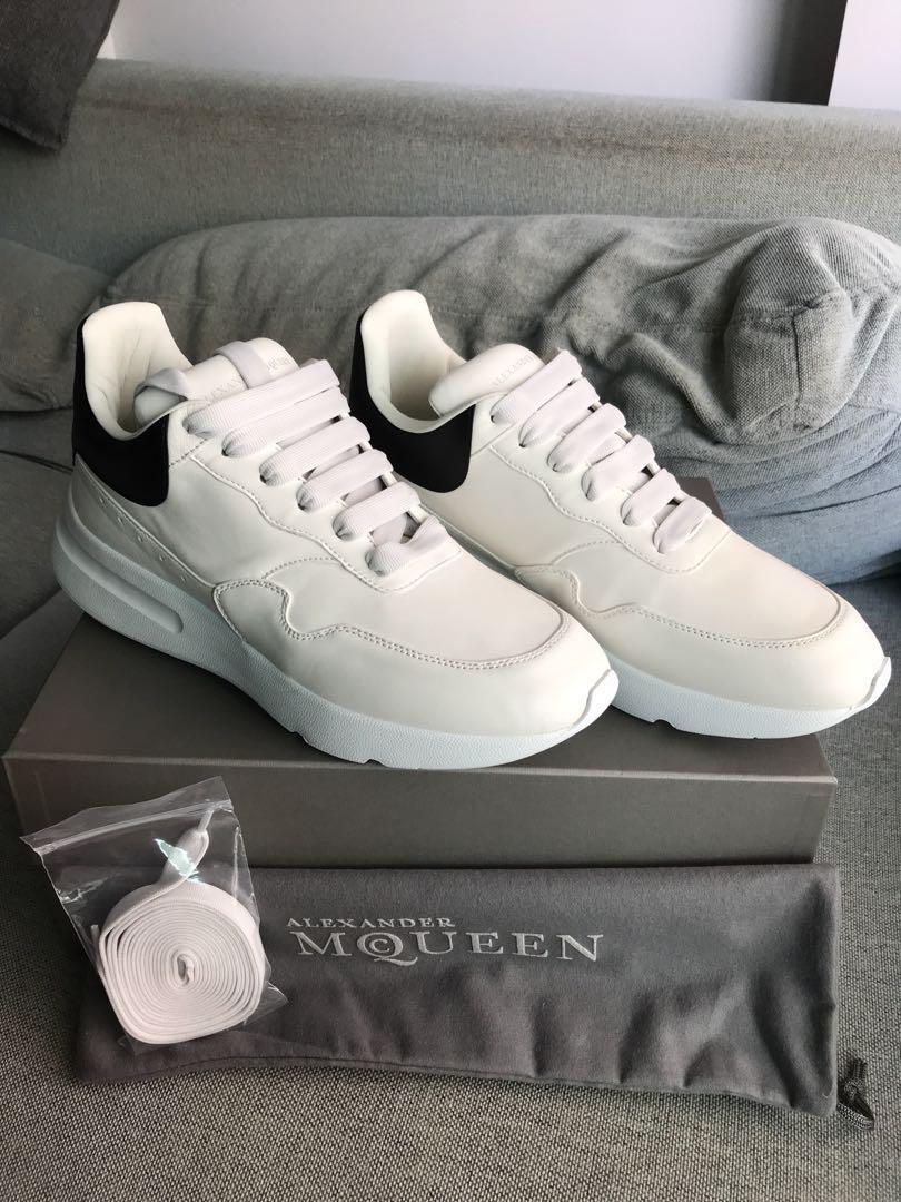 Alexander mcqueen oversized deals runner leather sneakers