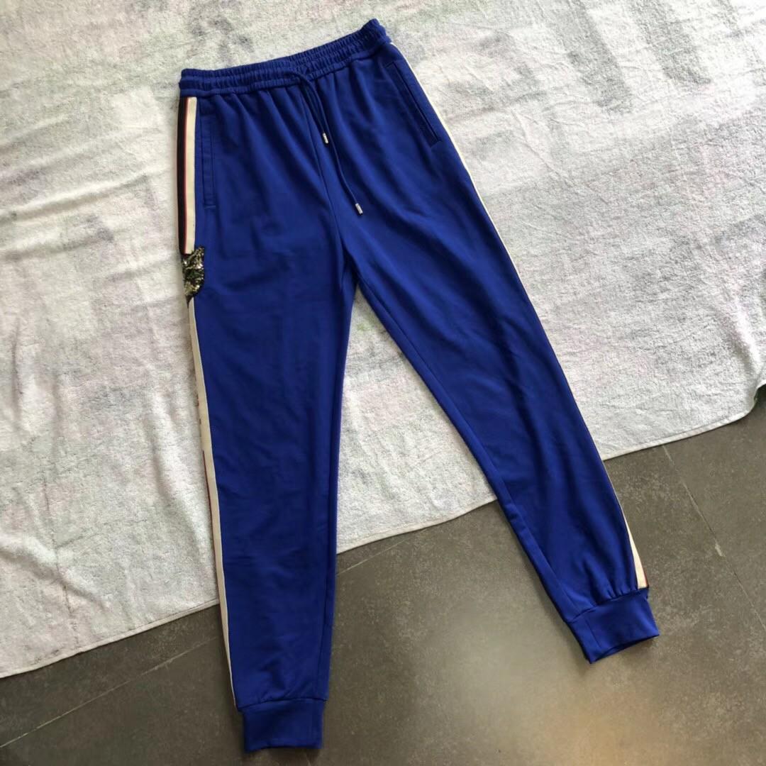 gucci stripe cotton jogging pant