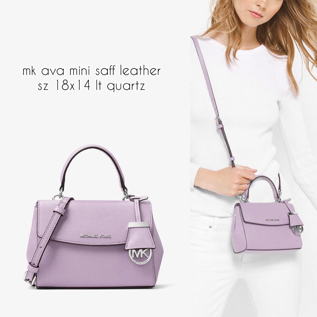 michael kors light purple purse