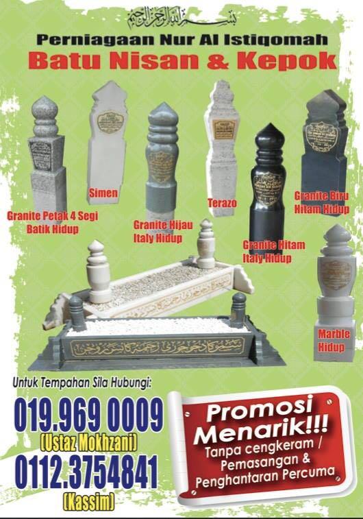 Batu Nisan Dan Kepok Services Others On Carousell