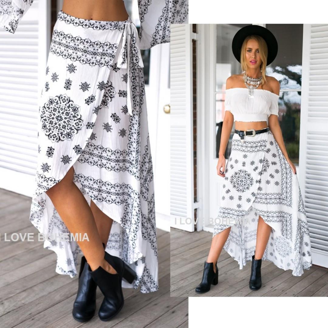 Wrap around skirt beach clearance