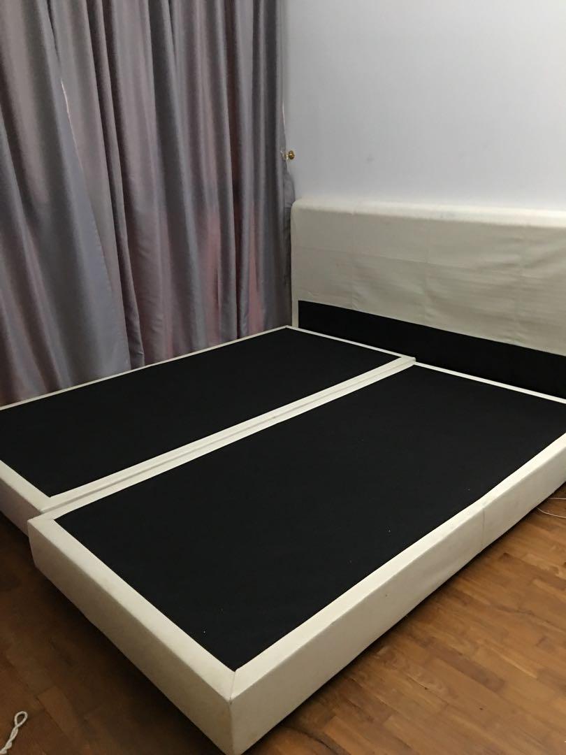Bed Frame (Category: Bed Frames & Mattresses) located in Singapore. Submitted by graffiti09 (Listing ID 184480107, Image 1). Description: .