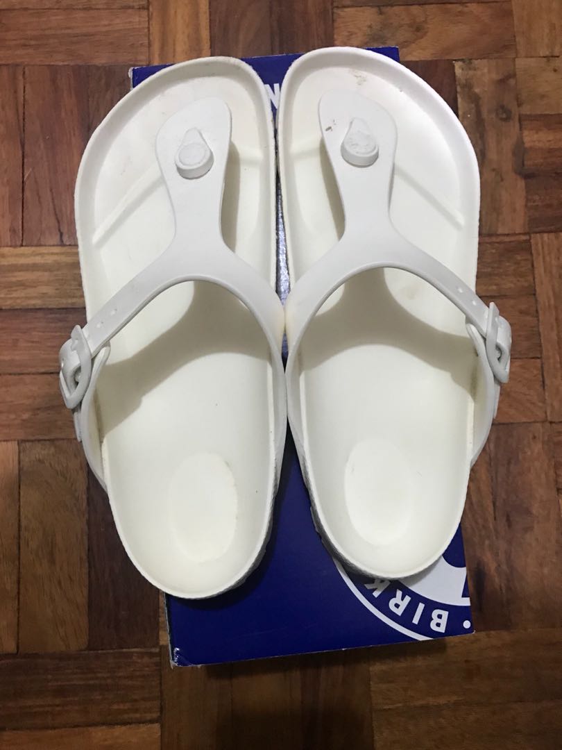 white eva birkenstock 37