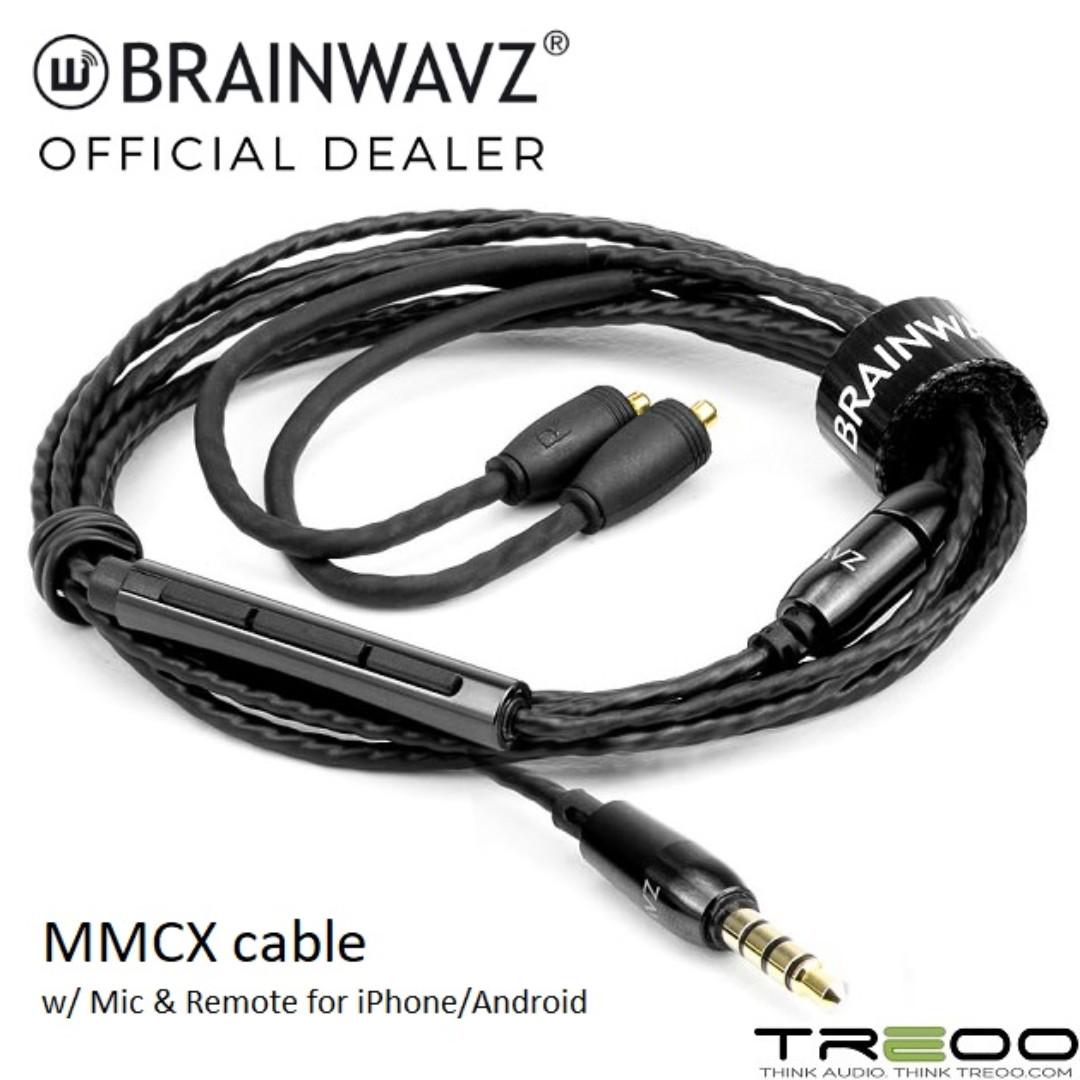 [Discontinued] Brainwavz MMCX IEM Replacement Cable w/ Inline Mic