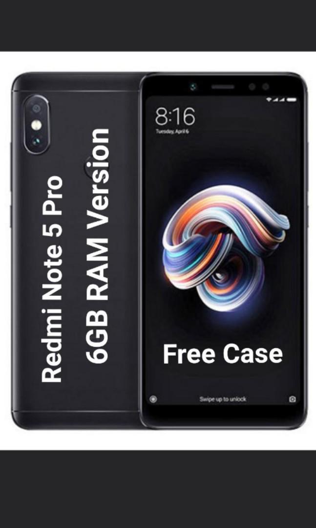 Brand New Redmi Note 5 Pro 6gb Ram 64gb Global Rom Mobile Phones Tablets Android Phones Xiaomi On Carousell