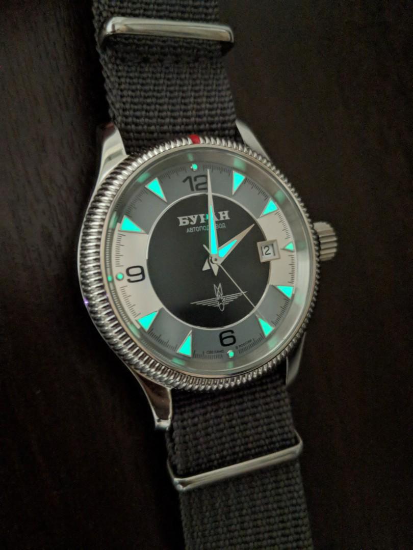 Buran russian aviator watch