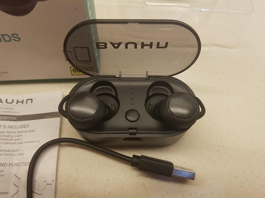Bauhn Wireless Bluetooth Sports Earbuds / Headphone (Model AWEPM0118