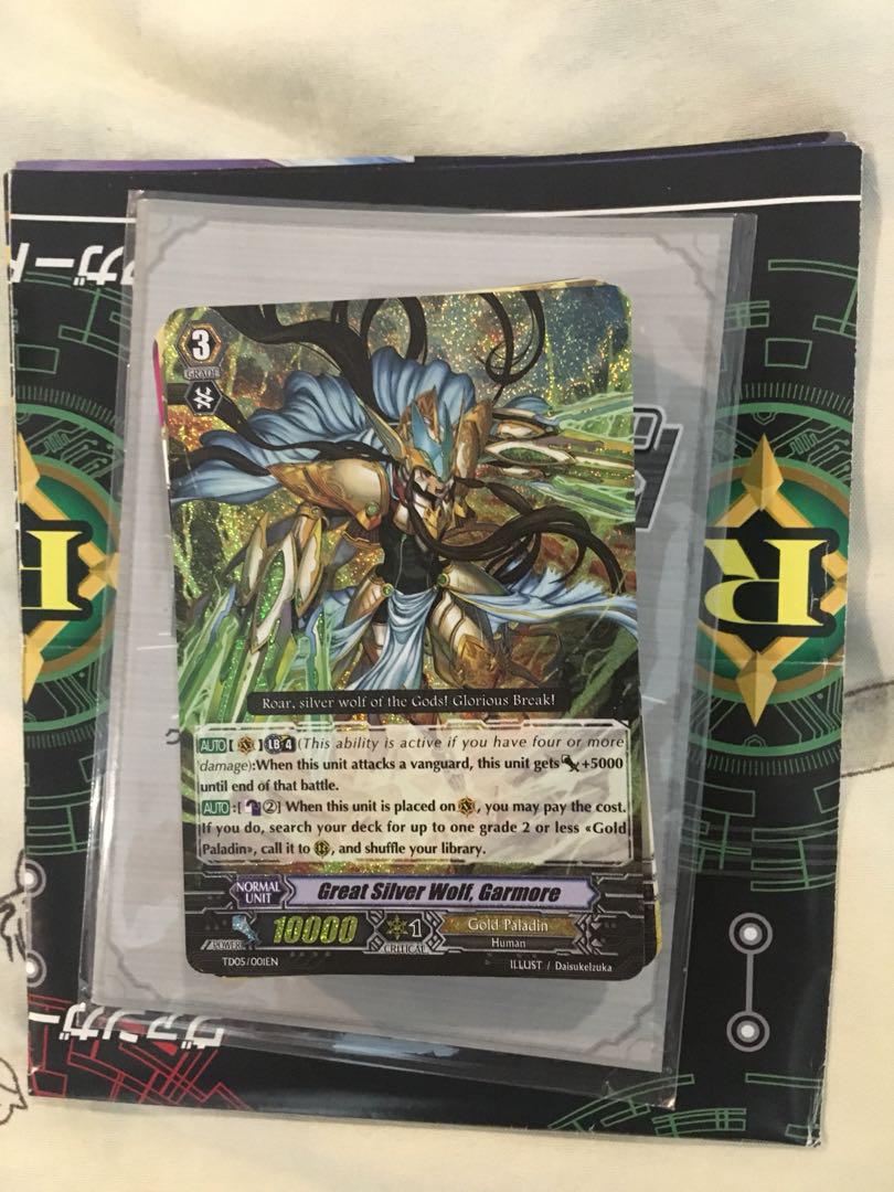 Cardfight Vanguard Karten Gold Paladin