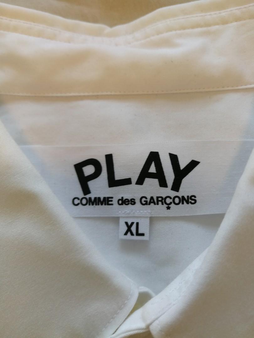 cdg comme des garcons play xl 9/10