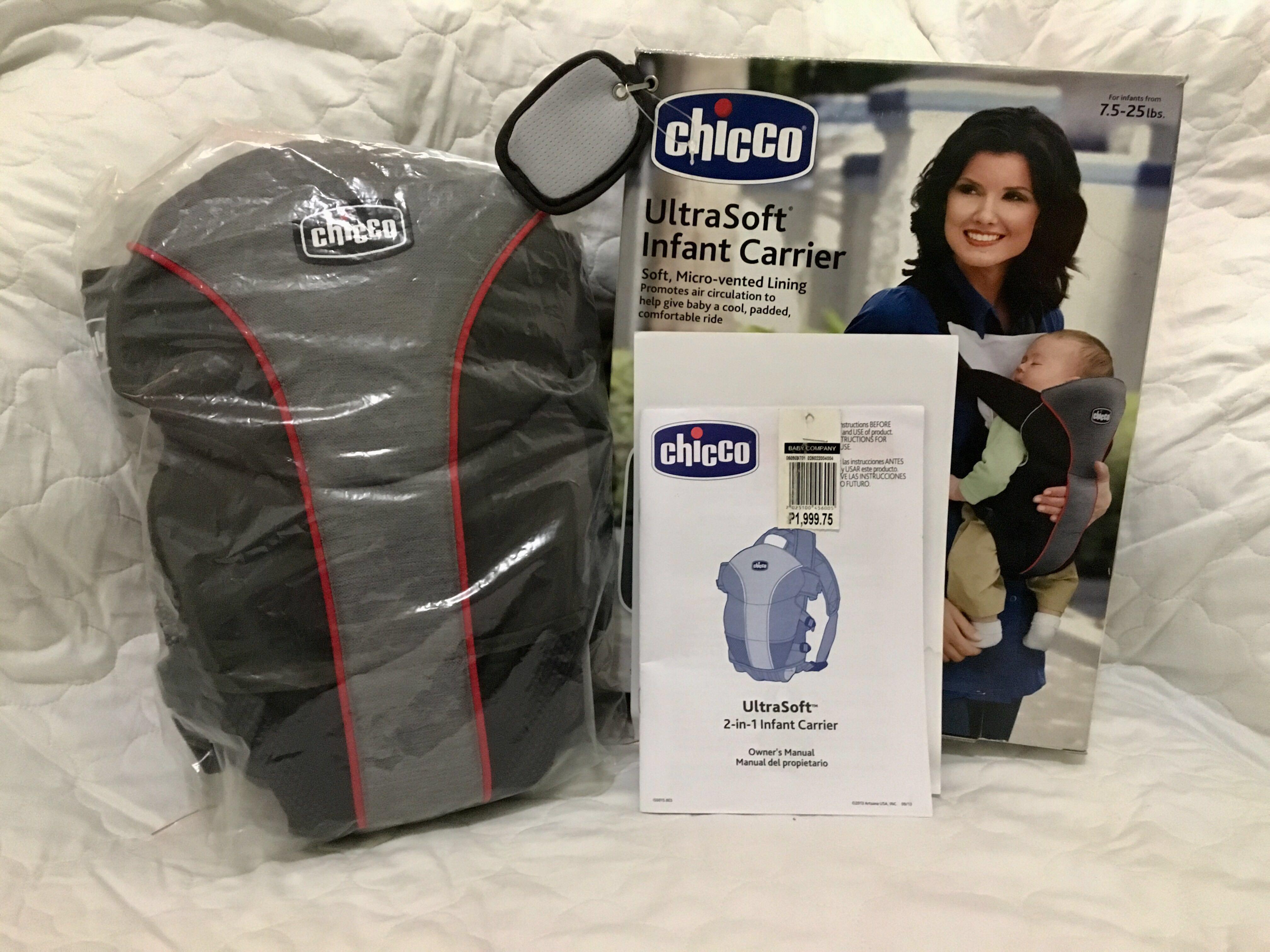 chicco ultrasoft 2 in 1 infant carrier