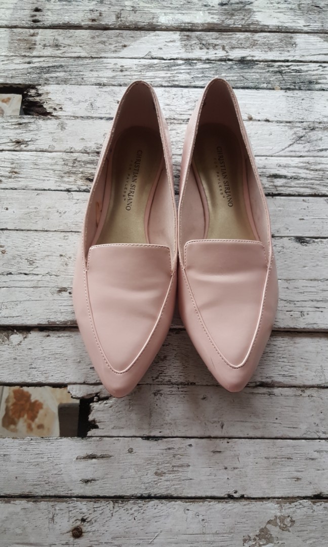 light pink flats payless