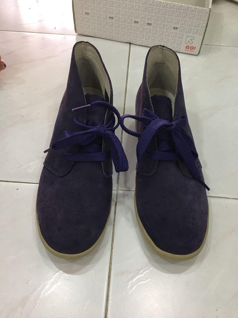 clarks sneakers purple