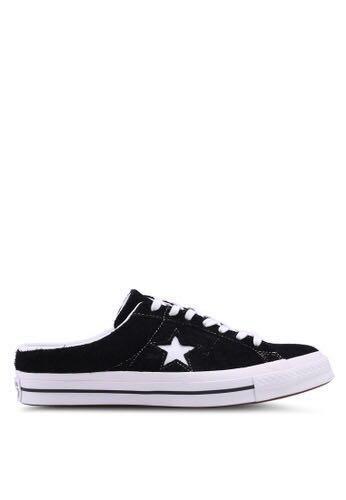 converse one star black size 4