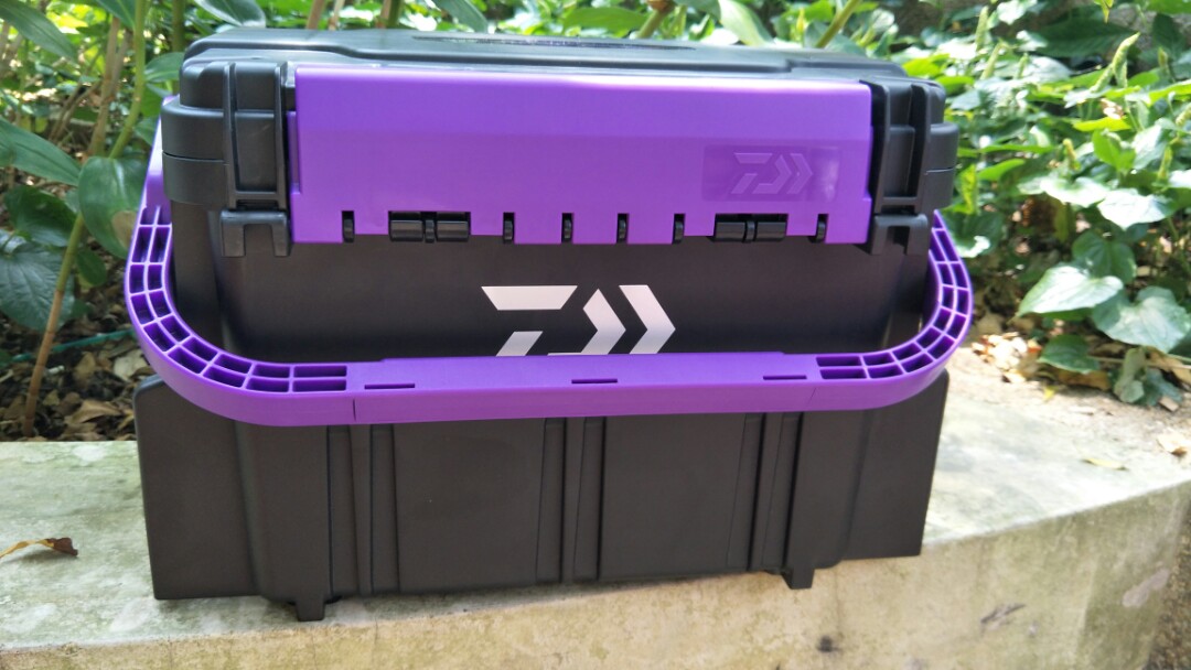 purple tackle box