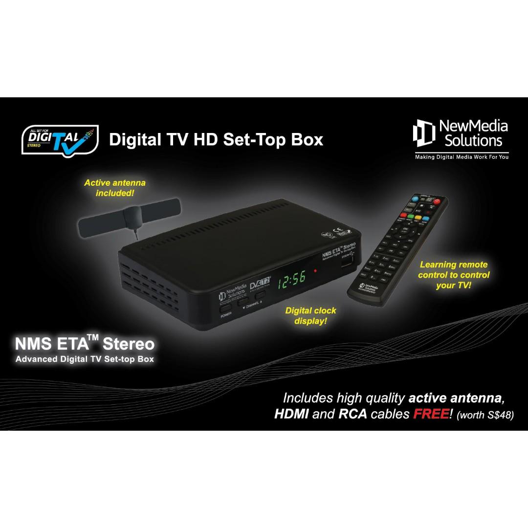 Digital TV Set Top Box + Antenna, TV & Home Appliances, TV