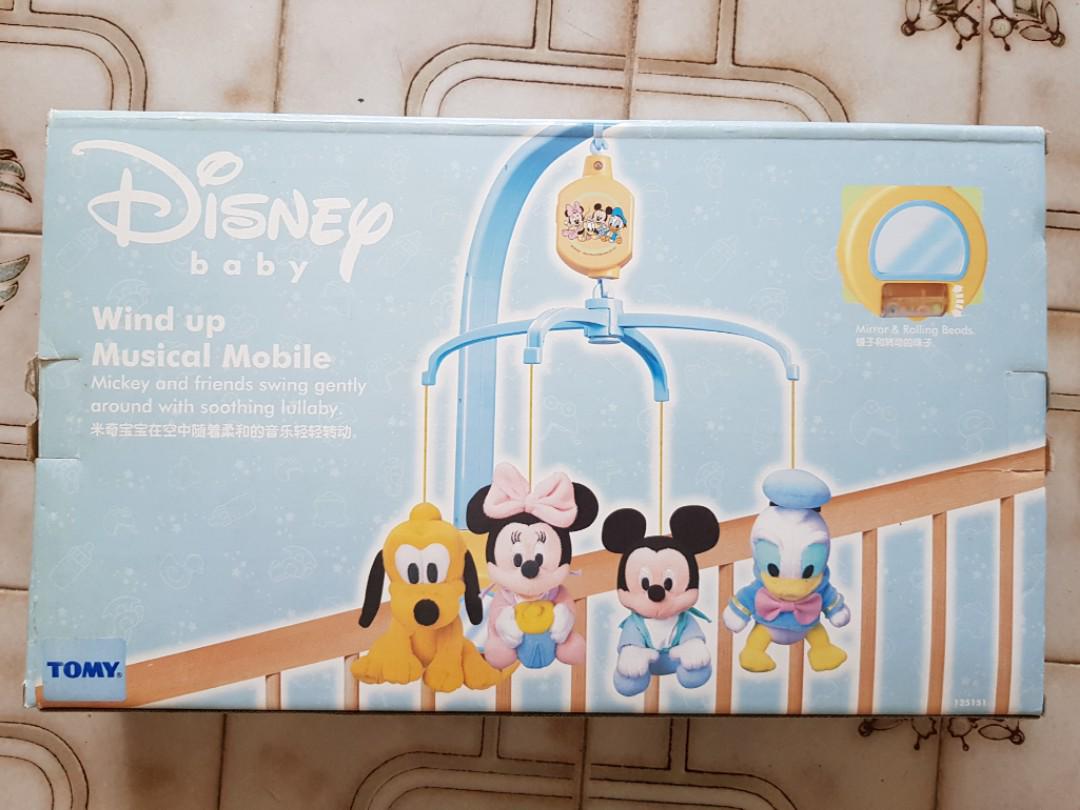 Disney Baby Wind Up Musical Mobile Babies Kids Cots