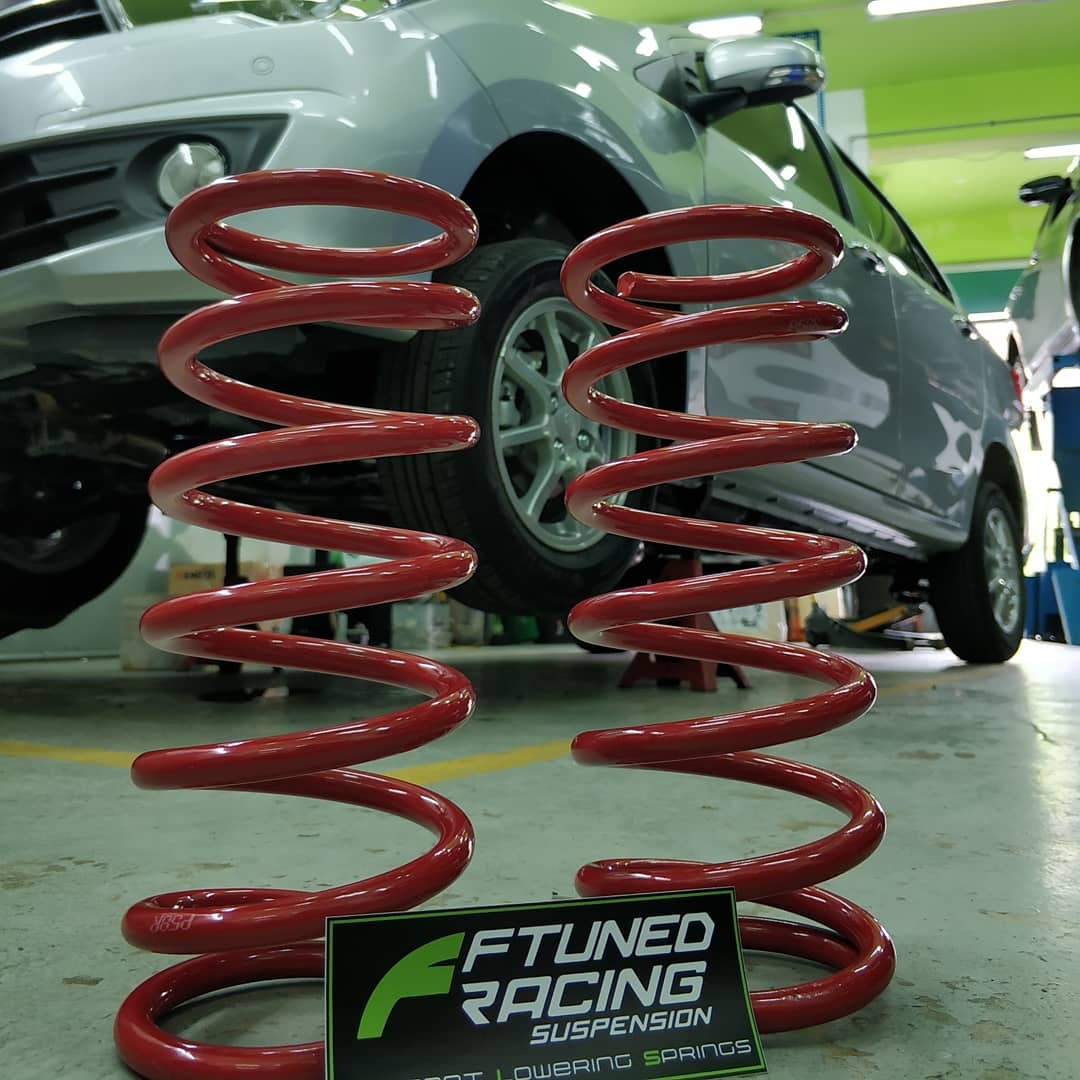 FTuned Racing Lowered Sport Spring, Auto Accessories on Carousell