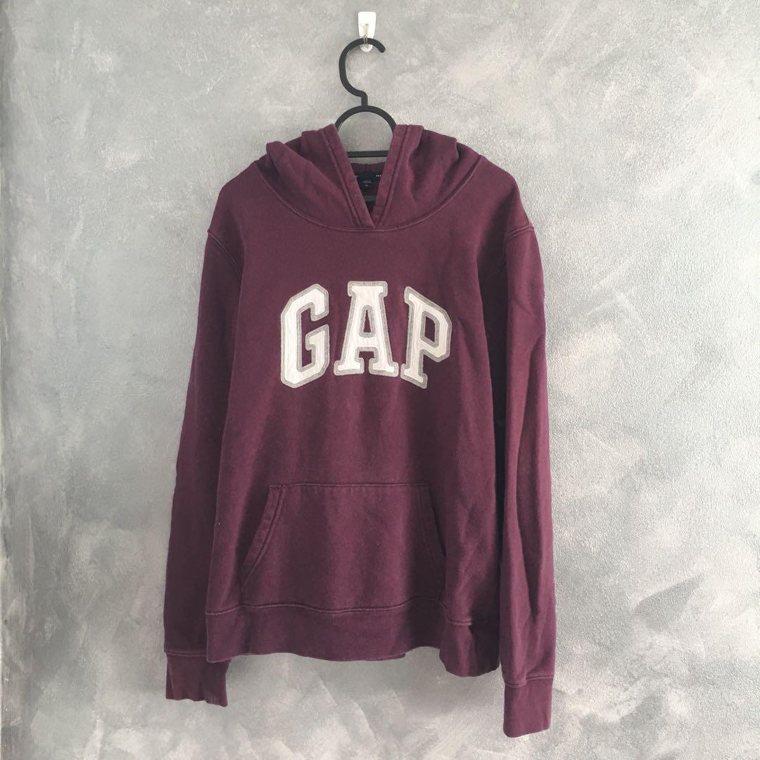 Gap outlet hoodie maroon