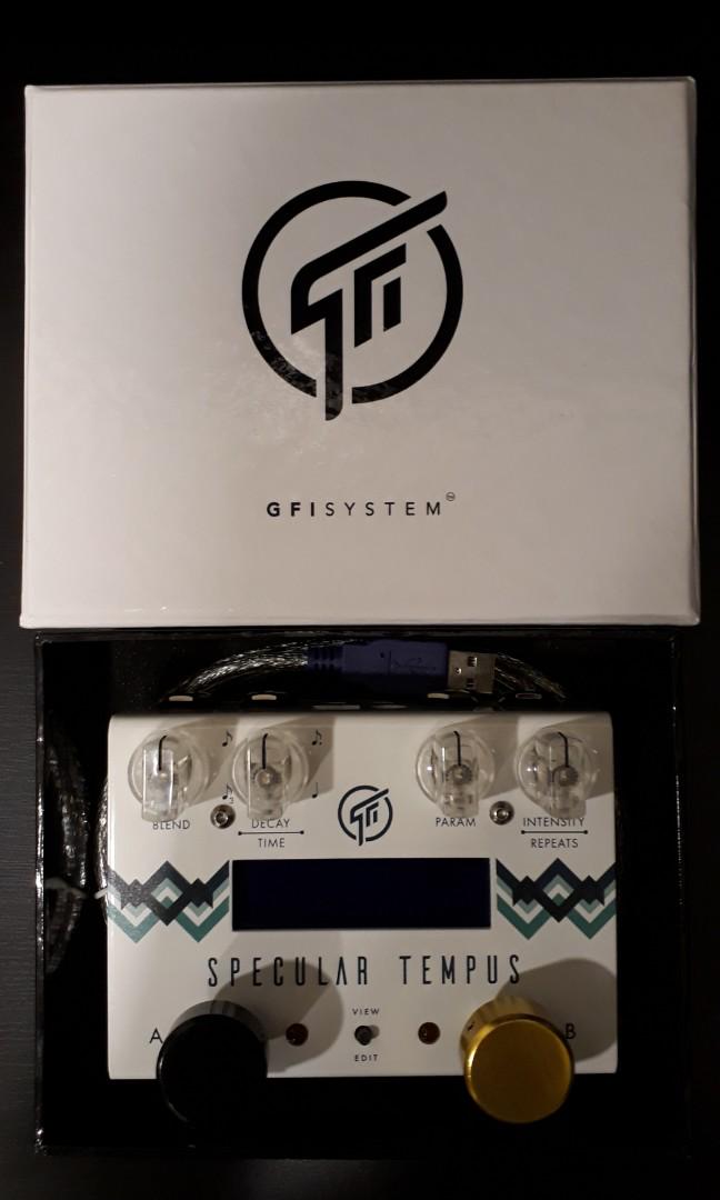GFI SYSTEM SPECULAR TEMPUS (Reverb & Delay Pedal) (Freebies included