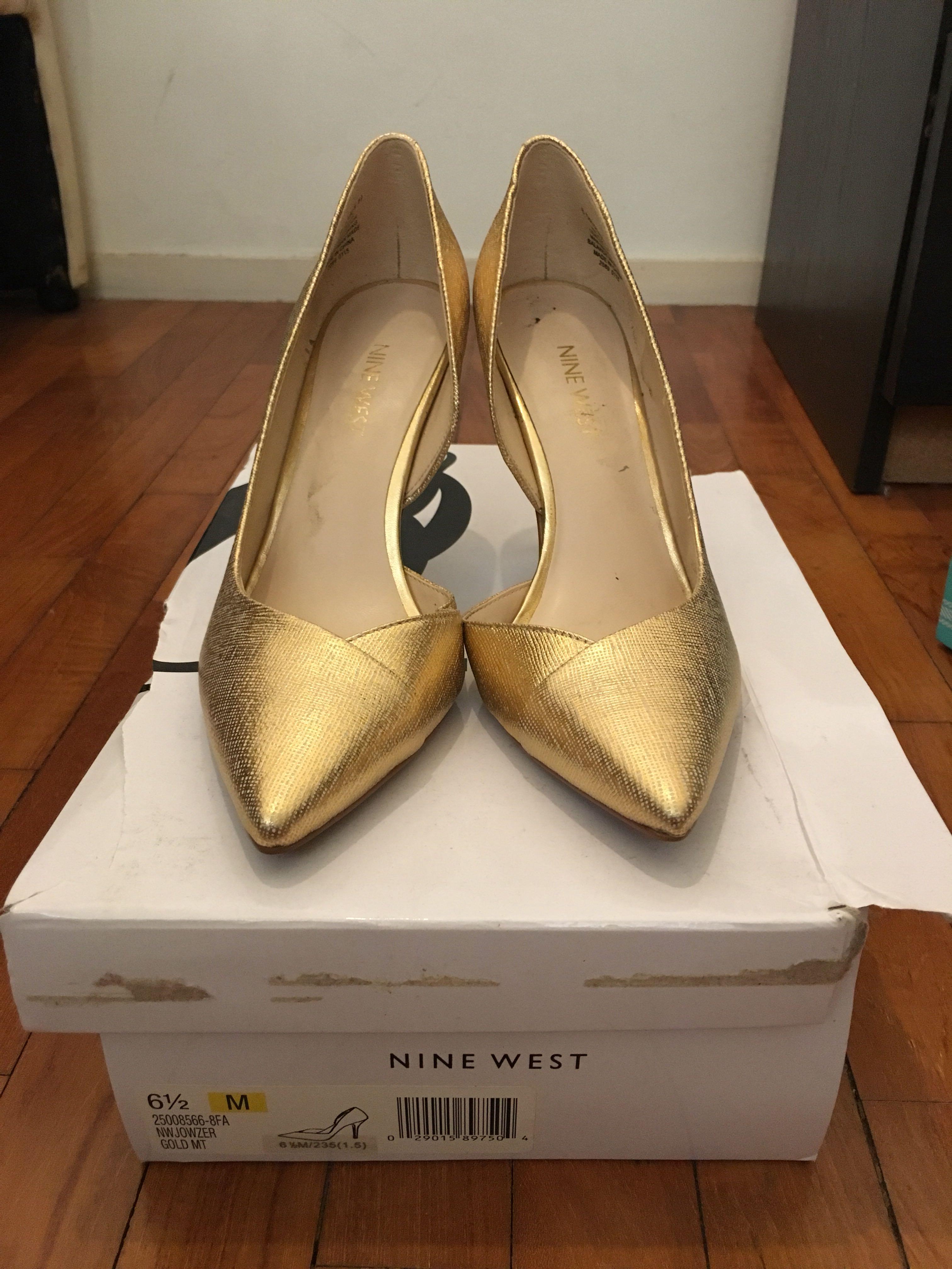 gold shoes for women