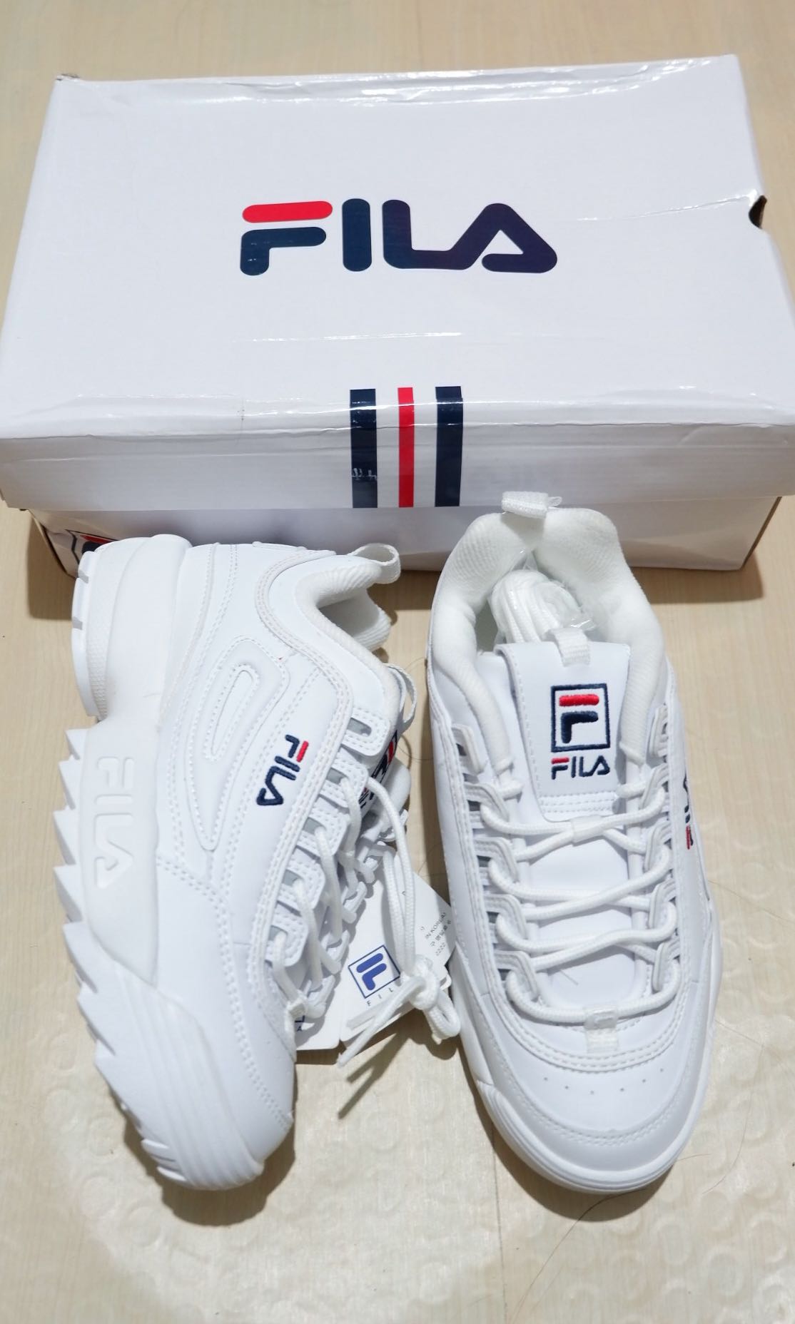 how to know if the fila disruptor is fake